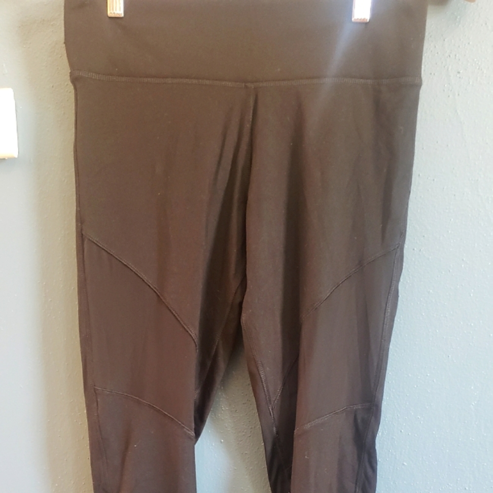 VICTORIAS SECRET Pink black n sheer leggings sz M